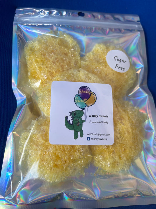 Sugar free butterscotch disc freeze dried