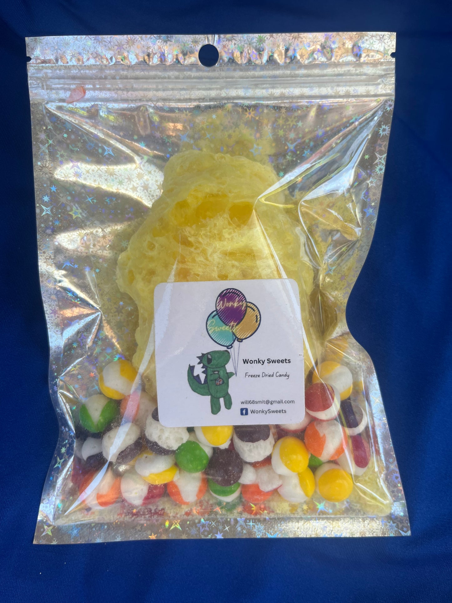 Huge Gummy bear with Crunchies- Assorted colors